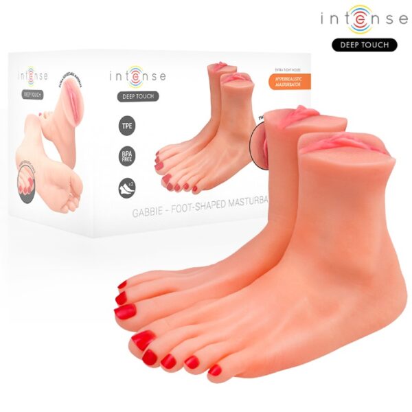 Masturbator Bărbați Realist, Foot Fetish, 2 Piese - Intense