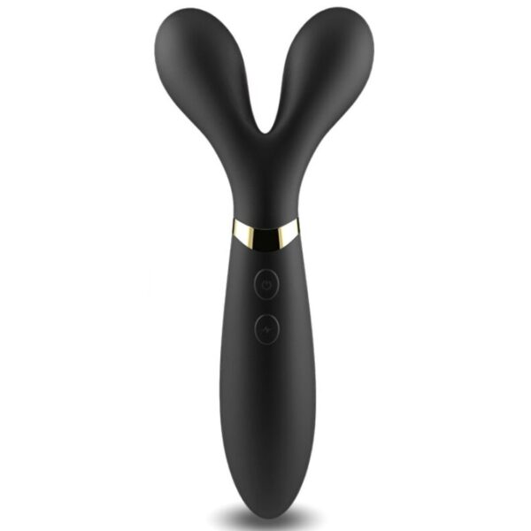 Vibrator Cu Cap Dublu Model Y,  Negru